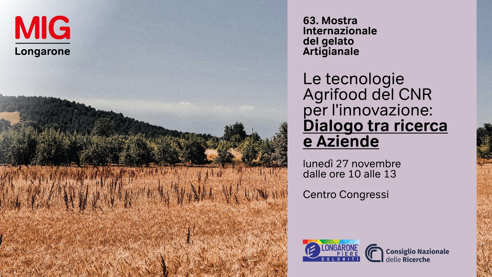 MIG Convegno CRN Agrifood